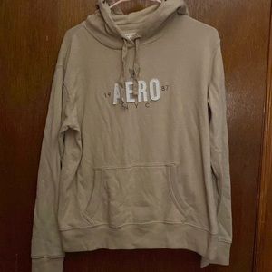 Beige hoodie with butterfly Size-L